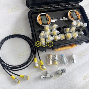 ชุดเครื่องทดสอบเกจวัดแรงดันไฮดรอลิก3/4/5มาตรวัดเครื่องขุดดิจิตอลพร้อมขั้วต่อที - Product Image 2