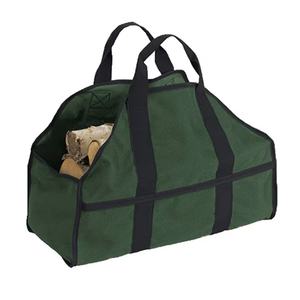 Free Sample Firewood <b>Log</b> <b>Carrier</b> <b>Bag</b> with Multiple Uses, Waxed Canvas Tote Holder with Fireplace, and Pure Leather - Product Image 2