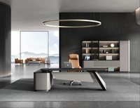 Ensemble de mobilier de bureau avec table de bureau, bureau moderne, bureau en bois, mobilier de bureau de luxe pour postes de travail