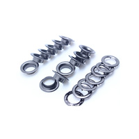 Oeillets SAS en gros avec pointes de griffes oeillets en métal acier inoxydable laiton vêtement œillet rondelle oeillet