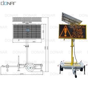 لوحات <span class=keywords><strong>VMS</strong></span> ملونة بالكامل للمقطورة وحدة تحكم متغيرة علامة رسالة حركة المرور في الهواء الطلق شاشة عرض Led لوحة <span class=keywords><strong>Vms</strong></span> - Product Image 3