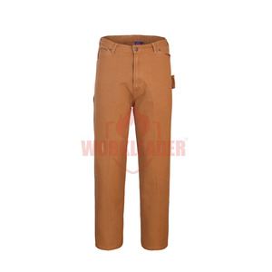 Pantalons de <span class=keywords><strong>travail</strong></span> pour hommes en toile de coton OEKO-TEX 100 410 g/m², résistants, pour la construction, vente en gros - Product Image 1