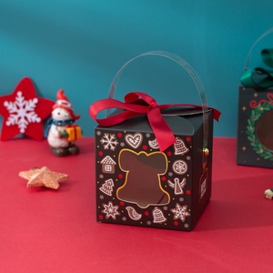 Kerst Ornament Snoepdozen Shatterproof Wit Karton Opknoping Decor Dessert Container - Product Image 1