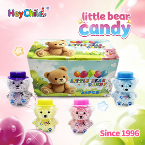 Caramelle all'ingrosso personalizzate con etichetta privata, nuove caramelle economiche, dolciumi colorati, orsetti fruttati, caramelle in polvere, snack a forma di orsetto, OEM/ODM - Product Image 2