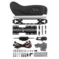 Kit Completo de Actualización de Asientos Eléctricos Skoda con Rieles de Acero, Motor de Respuesta Rápida de 6 Vías para Conductor/4 Vías para Pasajero y Conjunto de Cableado