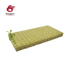 Agricultural Irrigation&Hydroponics Equipment 4x4x4 inch Grow Blocks Hydroponic Rock Wool Cubes