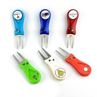 अनुकूलित स्टेनलेस स्टील गोल्फ मार्कर पिच divot मरम्मत switchblade उपकरण
