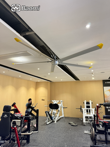 Kipas Gantung Industri HVLS Pmsm 24ft 2025, Aliran Udara Ventilasi Volume Tinggi, Kustom dengan Motor 220v/110v Langsung Dari <span class=keywords><strong>Malaysia</strong></span> - Product Image 2
