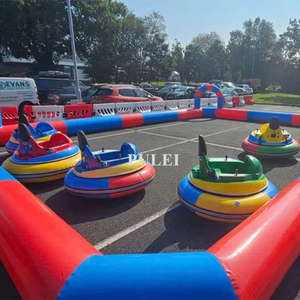 Offre Spéciale jeu de sport de plein air à louer commercial PVC gonflable Go Kart clôture mur gonflable autos tamponneuses piste de course à vendre - Product Image 6
