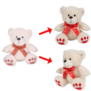 Ours <span class=keywords><strong>en</strong></span> peluche <span class=keywords><strong>en</strong></span> gros personnalisé de haute qualité avec nœud animaux <span class=keywords><strong>en</strong></span> peluche doux pour enfants cadeaux - Product Image 1