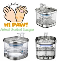 Fontaine à eau pour chat en acier inoxydable 2L à activation automatique par capteur, recirculante, silencieuse et sans fil – Promotion OEM ODM