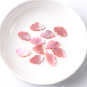 उच्च गुणवत्ता वाले गुलाबी शेल थोक अनुकूलित फ्लैट बैक क्लाउड आकार के लिए मोती गहने की प्राकृतिक माँ - Product Image 3