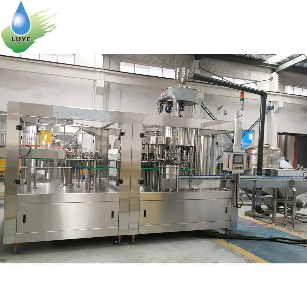 Automatic Soft Drinks Bottle Filling Machine Complete Carbonated Drink Bottling Production Line