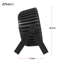 Boîtier en aluminium durable 18X18W LED Par Light Slim Flat Stage Wash RGBWA UV 6in1 Haute luminosité Équipement professionnel de DJ pour fêtes