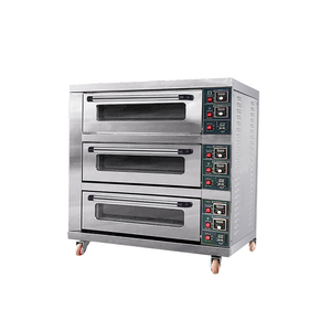 Oem ODM nhà sản xuất 3 lớp 3 khay điện gas Baking bánh lò nướng lò - Product Image 2