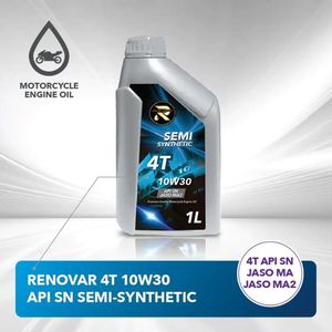 Huile moteur pour moto 4T 10W30 Semi-synthétique Grade SN Lubrifiant Mélange fiable pour l'entretien quotidien du moteur de moto - Product Image 2
