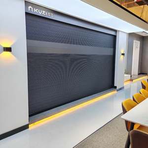 Puerta enrollable de rejilla de aluminio de diseño moderno de alta calidad Goldway para puerta de garaje seccional impermeable con acabado de garaje para Parque - Product Image 2