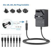 Adaptor Switching AC DC 12V 3A 36W Berlabel UKCA CE dengan Colokan UK untuk CCTV NVR Router Pabrik OEM Singapura Malaysia