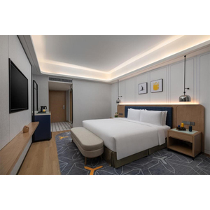 ชุดเฟอร์นิเจอร์ห้องนอนโรงแรมและอพาร์ตเมนต์ วัสดุไม้แอชแท้ คุณภาพสูง ทันสมัย เป็นมิตรต่อสิ่งแวดล้อม ทนทาน - Product Image 1