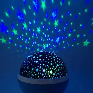 Free Shipping Starry Sky Night Light Planet Magic Projector Earth Universe Led Lamp Colorful Rotate Flashing Star For Kids Baby