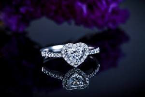 Новые модные обручальные кольца вечности с кубическим цирконием в форме сердца, свадебные кольца, ювелирные изделия, серебряные обручальные кольца с кубическим цирконием в форме сердца для женщин - Product Image 4