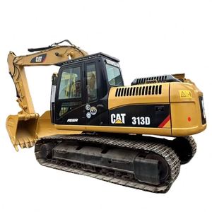 Excavadora CAT CAT313D de Segunda Mano, Excavadora Hidráulica CAT 313D CAT313 D Usada, Excavadora de Orugas de Acero de 13 Toneladas - Product Image 1