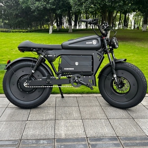 Bicicleta Eléctrica SS10 de 20 Pulgadas con Motor Trasero de 3000W, Batería de Litio de 30AH/60AH, 140KM de Autonomía, Color Negro - Product Image 3