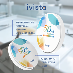 Vente directe usine – Disque en zircone translucide de qualité clinique 47%-60% – Résistance à la flexion 650-950MPa pour <span class=keywords><strong>centre</strong></span> de fraisage - Product Image 4