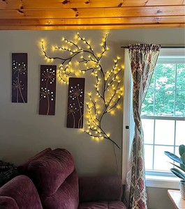 <span class=keywords><strong>Led</strong></span> đèn giáng sinh ngoài trời sân trang trí Hot Bán cành cây chuỗi ánh sáng liễu tường cành thắp sáng chi nhánh - Product Image 1