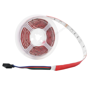 Bande LED alimentée par batterie avec 24 touches télécommandées bricolage pour PC <span class=keywords><strong>TV</strong></span> miroir armoires de cuisine étagères décoration - Product Image 2