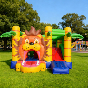 Bouncy Inflatable Castle Hot Sale <strong>Large</strong> Colorful <strong>Obstacle</strong> <strong>Course</strong> Bounce Jumping House Bouncer for Children Kids - Product Image 1