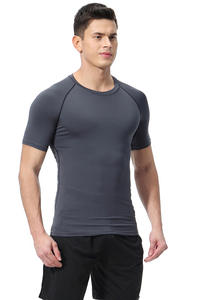 Vente en gros de chemises de surf pour hommes de haute qualité, manches courtes, protection UV, rash guard, vêtements de sport à séchage rapide pour les sports nautiques - Product Image 3