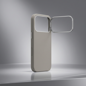 For iPhone 17 Pro Max Magnetic Silicone Protective Case with <b>Lens</b> Holder for Skin-Sensitive Users - Product Image 3