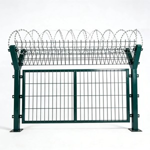 Fil de fer barbelé en spirale galvanisé pour clôture de sécurité, protection des périmètres de prison - Product Image 1