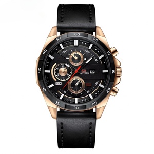 Montre chronographe multifonctionnelle pour homme à trois aiguilles, étanche, lumineuse, à quartz, avec calendrier, pour le sport, les affaires et les occasions décontractées - Product Image 6
