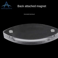 Kit d'expériences de physique avec lentilles optiques en acrylique givré pour l'enseignement de l'optique géométrique en laboratoire scolaire