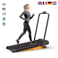 Tapis de course électrique pliable avec écran LED, vitesse 1-10 km/h