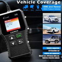 Escáner OBD2 Launch X431 Creader 319 CR319, Lector de Códigos Automotrices, Escáner de Diagnóstico Automotriz, Verificador de Motor