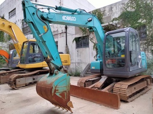 Mini-excavatrice sur chenilles Kobelco SK70 SK75-8 de 7 tonnes, d'occasion, à bas prix, hydraulique, agricole, SK60, livraison gratuite, nouveau modèle - Product Image 2