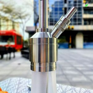 Kit complet de chicha Steamula Pro X de 47 cm, en acier inoxydable, de luxe, pour bar, salon, club, usage intérieur, Allemagne - Product Image 6