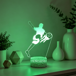 <b>LED</b> Night <b>Light</b> Famous Football Player for Office Bedroom Decor Perfect Gift for Sports Enthusiast Boyfriend - Product Image 2