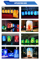 Écran publicitaire LED incurvé en forme de bière, module vidéo LED cylindrique flexible pour canettes de boissons, mur d'affichage LED