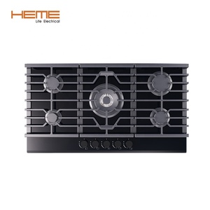 Gas Cooktop Manufacturer Built in Wok Burner Tempered Glass Burner Stove - Product Image 2