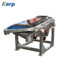 Machine de séparation par tamis vibrant pour compost, 2 sorties, tamis vibrant linéaire