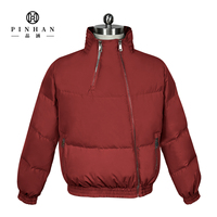Veste d'hiver personnalisée pour hommes, vente en gros, veste isolée respirante, veste matelassée courte
