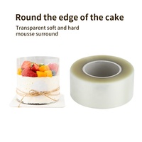 Film transparent professionnel pour gâteaux, rouleau de film alimentaire pour décoration de gâteaux DIY au chocolat et mousse