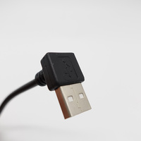 Kabel USB-A ke Konektor JST dengan Over Molding Strain Relief Sudut-kanan OEM ODM