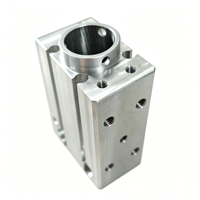 Pièces en aluminium usinées CNC 4 et 5 axes, structure complexe personnalisée, accessoires de quincaillerie CNC de précision pour l'usinage, anodisées