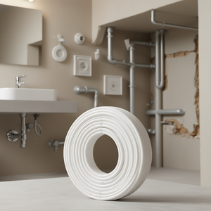 Tubería Flexible Blanca PEX-B de 3/4 Pulgadas y 500 Pies para Agua Fría y Caliente, Fácil Instalación - Product Image 2