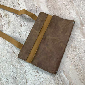 Bolsa de Maquillaje de Cuero Crazy Horse, Bolsa para Brochas de Maquillaje Multiusos, Bolsa Enrollable, Bolsa Plegable de Gran Capacidad para Herramientas de Maquillaje, Personalizable con Logotipo - Product Image 4